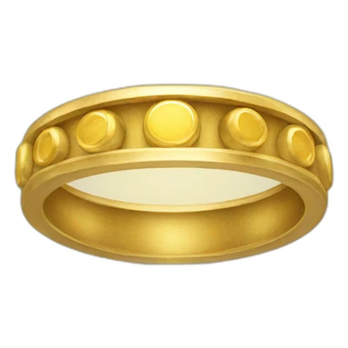 Gold Ring of power sticker