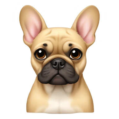 French bulldog cross pug tan colour  sticker