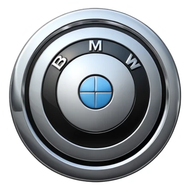 Bmw symbol real sticker