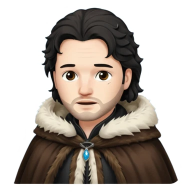Jon snow from game of thronez sticker