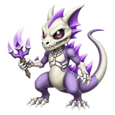 Marowak-Duskull-Darkdramon-fusion sticker