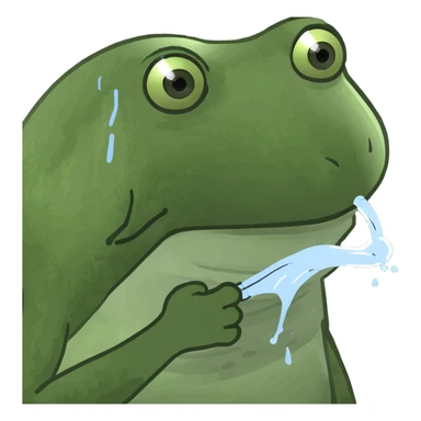 Eggplant with veins and water sticker