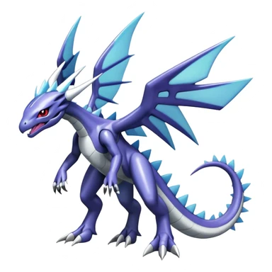  Cool Cute Edgy Shiny Godly Ethereal Digimon-Genesect-Dialga-Reptile full body sticker