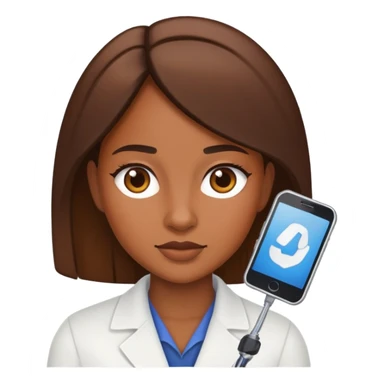 Johanna working sticker