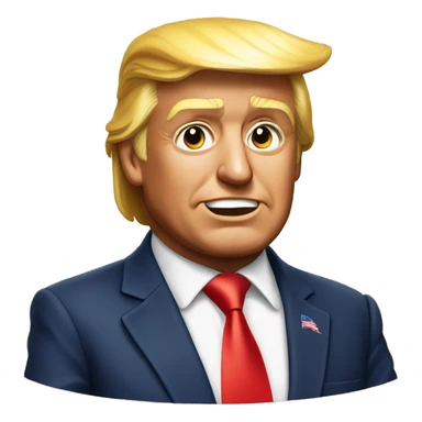 Donald Trump in the Caribbean sticker