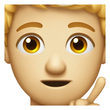 Emoji with sorry sticker