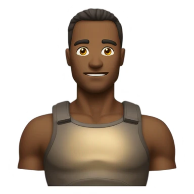 Homme bronzé qui fais exploser un pétard sticker