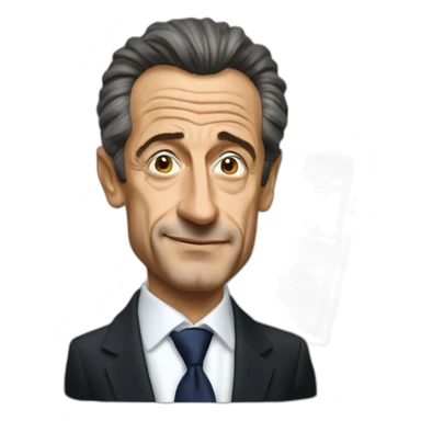 Sarkozy talk about his Audible book sticker