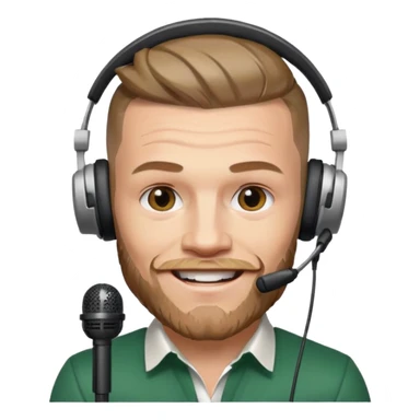 Make Conor McGregor as an emoji as if he is broadcasting sticker