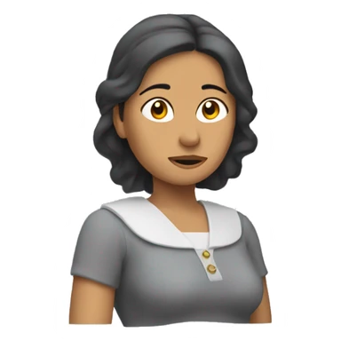 mujer peliroja duermiendo sticker