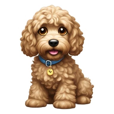 Cockapoo naughty  sticker