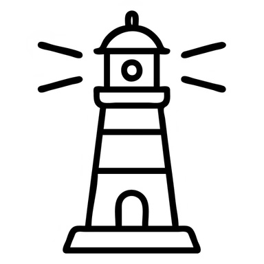 lighthouse sticker