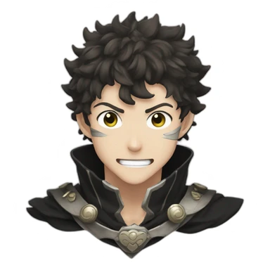 Black clover asta sticker