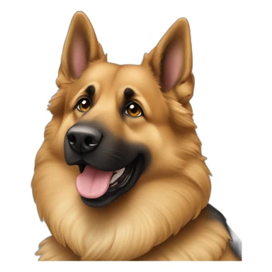 Un berger allemand sticker