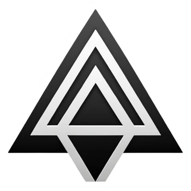 X black and white sticker