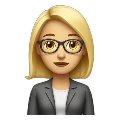 psychologist girl sticker