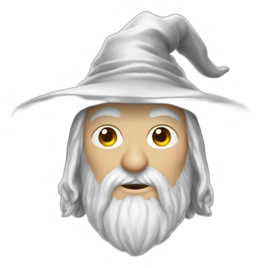 Gandalf the white sticker