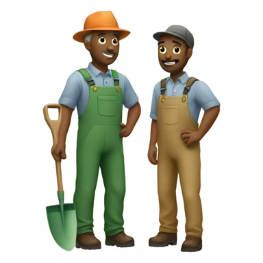 Gardener takes mate sticker