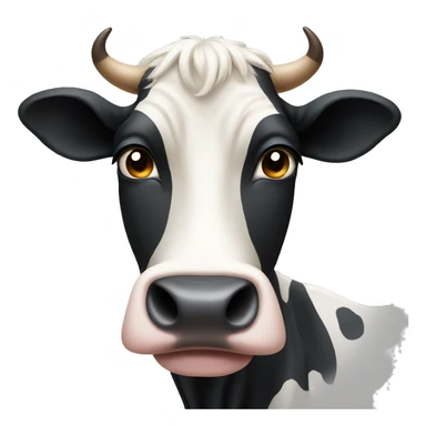 cow giving side eye sticker