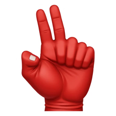 Saitama red hand punch sticker