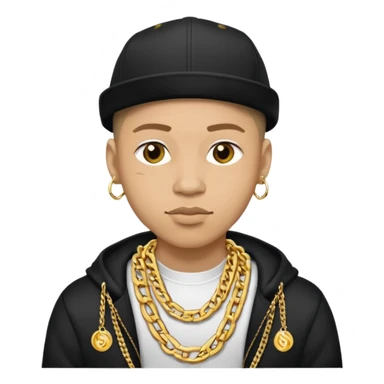 rapper da trắng chất sticker
