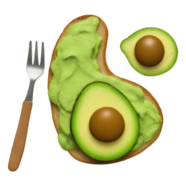 Avocado on toast sticker