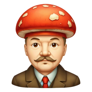 Lenin mushroom  sticker