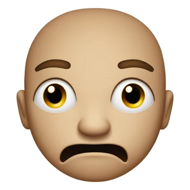 Squinting face like doubting sticker