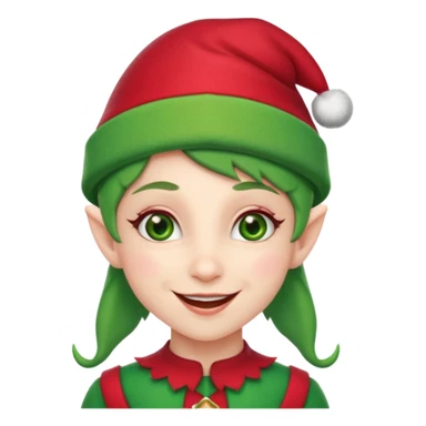 Cool Christmas elf sticker