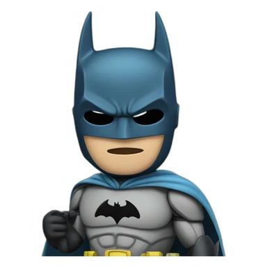 Batman with the Argentine flag sticker