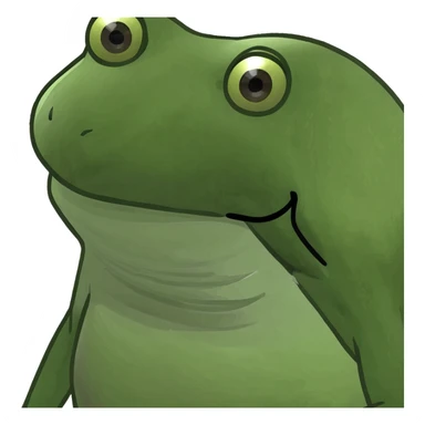 bufo frog surrounded by binary code, artificial intelligence concept sticker