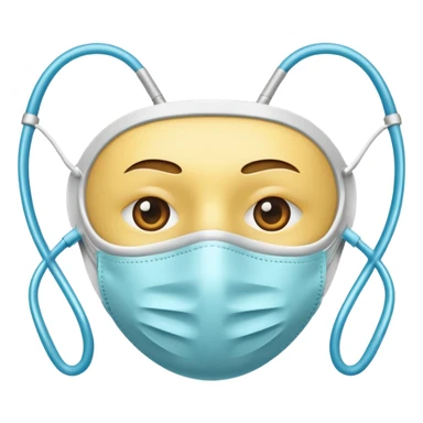medical mask sticker