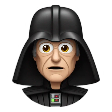 tom baker as darth vader sticker