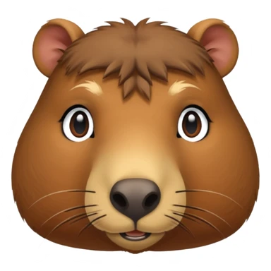 Cara de capibara sticker