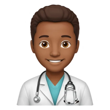 aftican american doctor emoji sticker