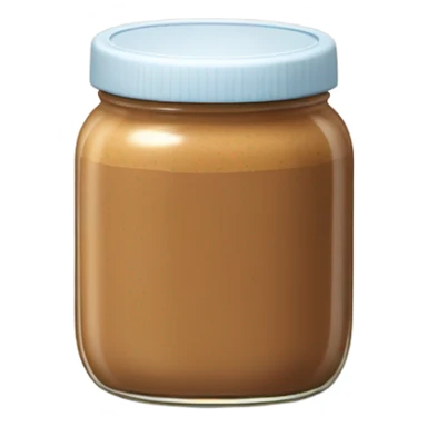 a single jar of almond butter sticker