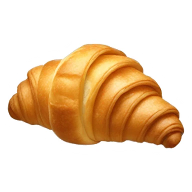 A croissant totaly Blue sticker