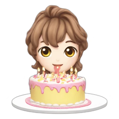 birthdaycake-kpop sticker