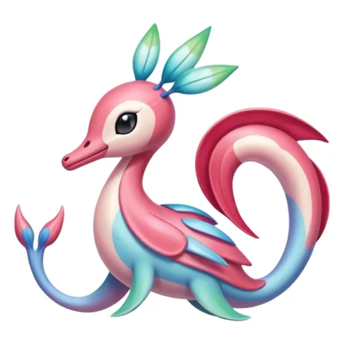 Colorful Exotic Meloetta-Milotic-Crsselia-Primarina-Kirby-Fakémon-creature-hybrid sticker