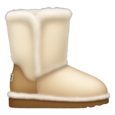 cute fluffy ugg boots sticker