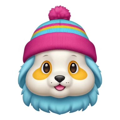 Labubu with hat sticker