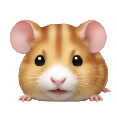 hamster with beef  sticker