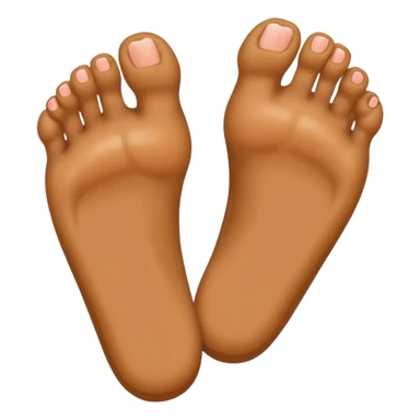 Hairy barefoot feet sticker