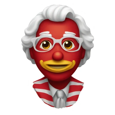 Ronald McDonald’s sticker