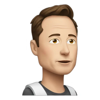 impacient elon musk sticker