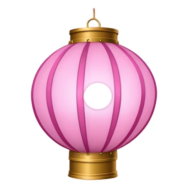 pink chinese lantern sticker