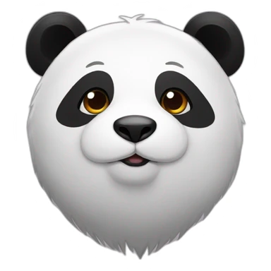 Panda sur panda roux sticker
