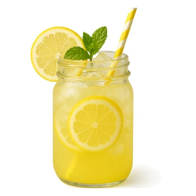 mason jar lemonade sticker