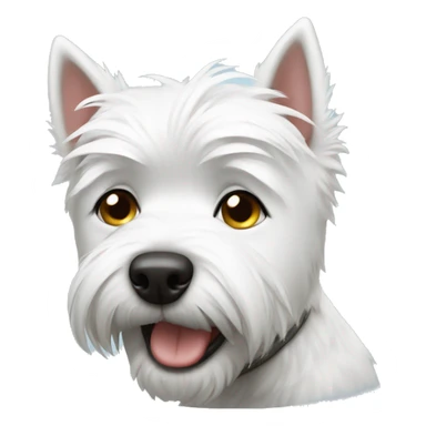 Crying Westie sticker