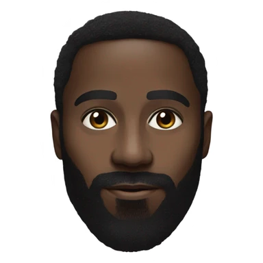 John David Washington realistic portrait sticker